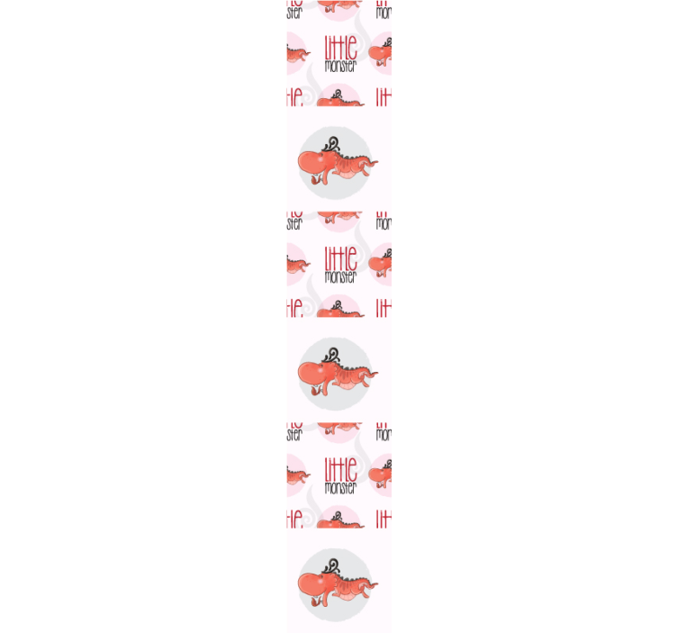 Tapet de animale design de mic monstru - TenStickers