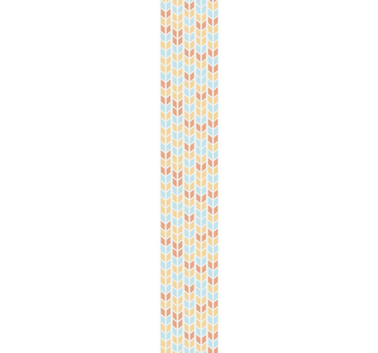 Tapet geometric săgeți albastre și bej - TenStickers