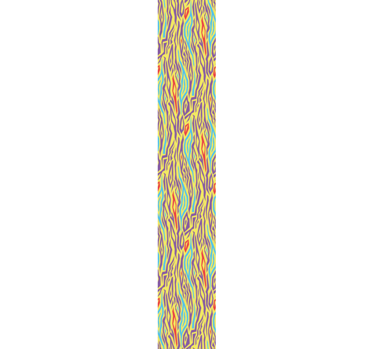 Tapet abstract valuri colorate - TenStickers