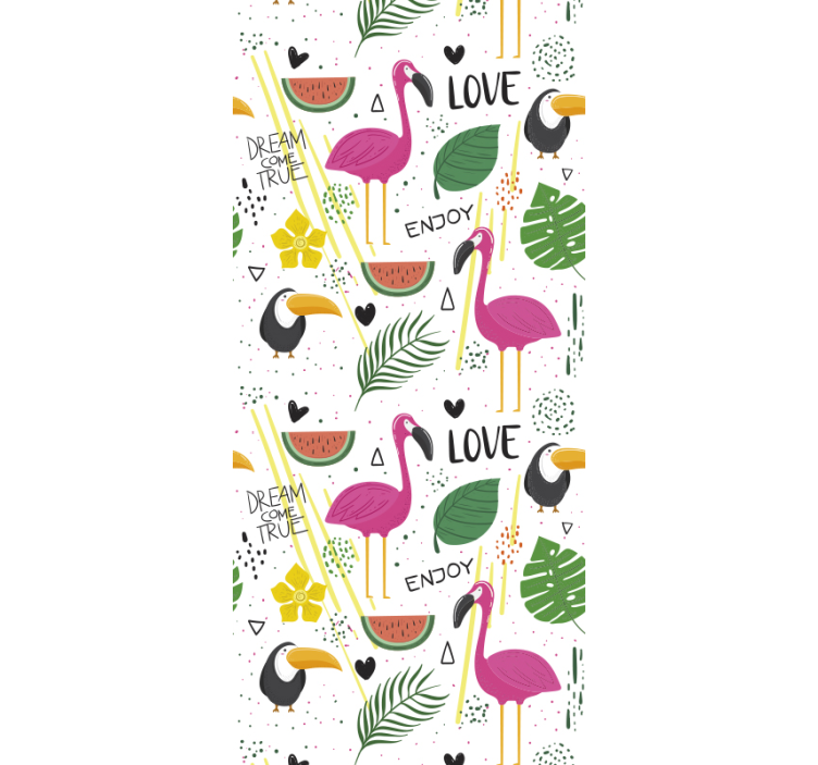 Tapet copii vise cu flamingi - TenStickers