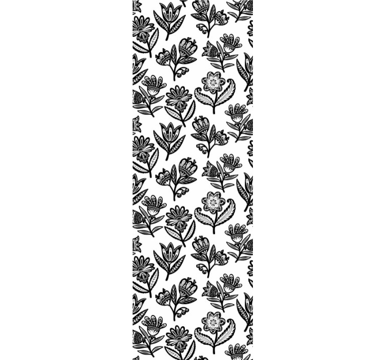 Tapet ornamental motiv floral - TenStickers