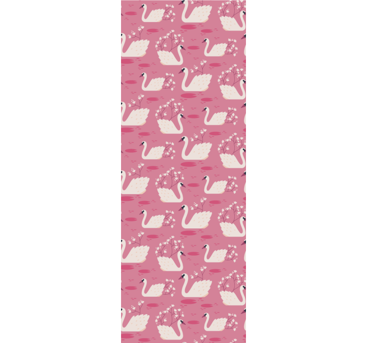 Tapet de animale design fermecător de lebădă - TenStickers