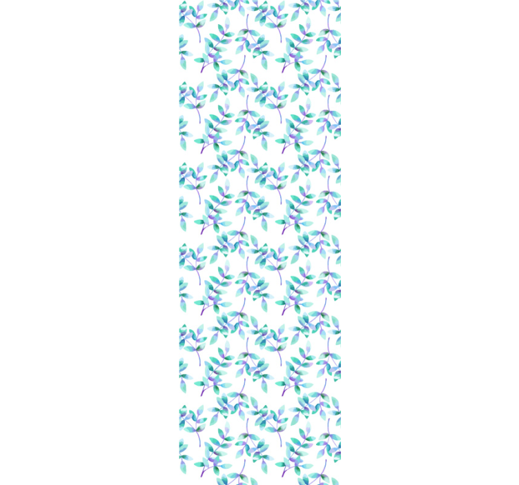 Tapet de frunze design verde botanic - TenStickers