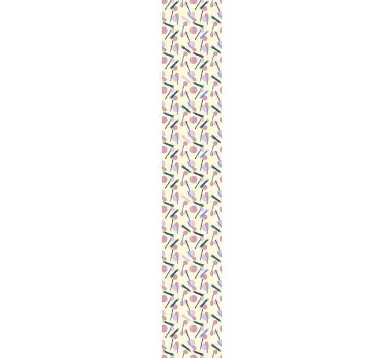 Tapet ornamental motiv elegant pentru ustensile - TenStickers