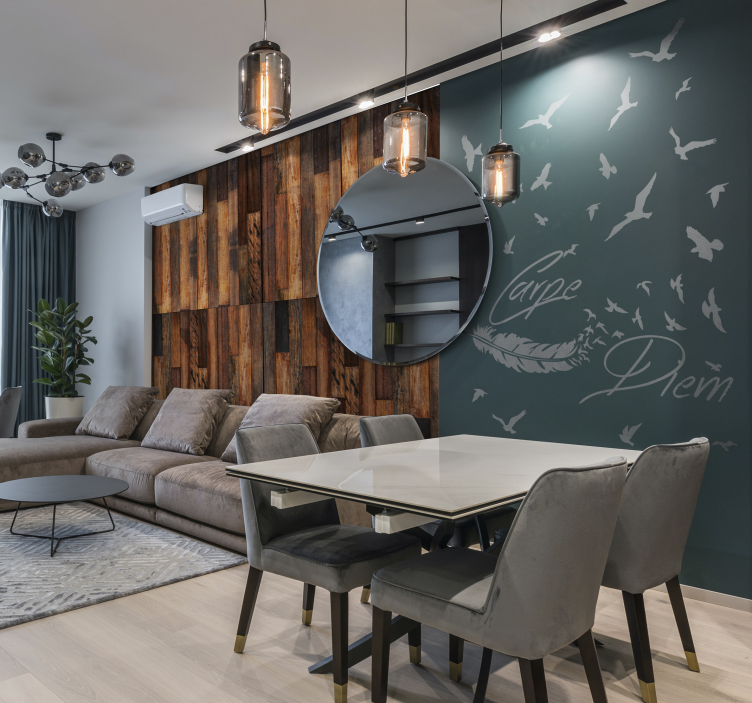 Tapet lemn tapet - calm natural - TenStickers