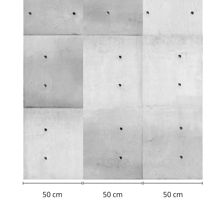 Farmecul tapetului gri din beton - TenStickers