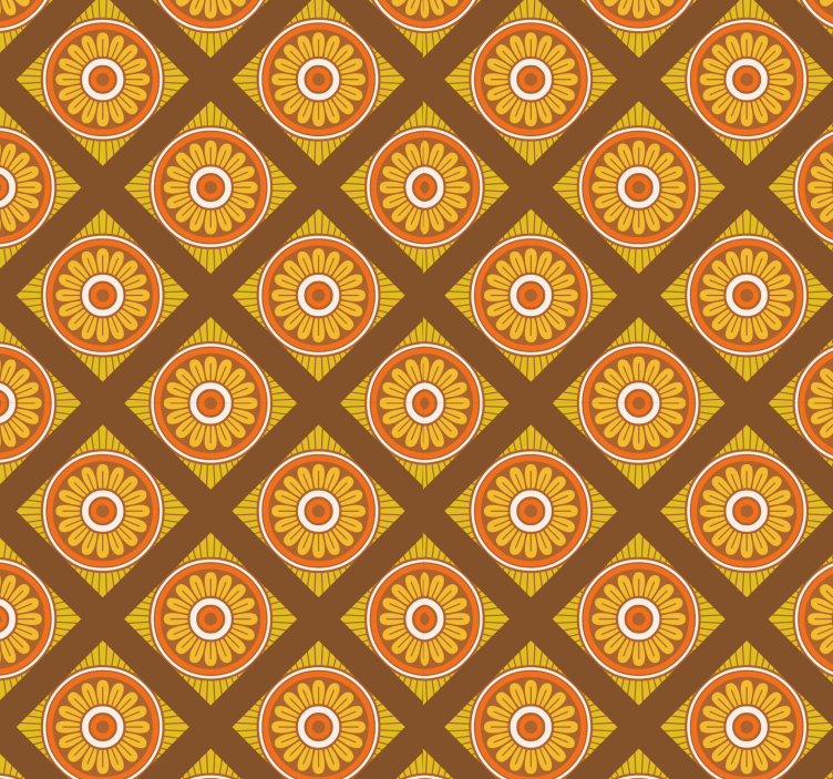 Tapet cu dungi verticale cu dungi din anii '70 - TenStickers