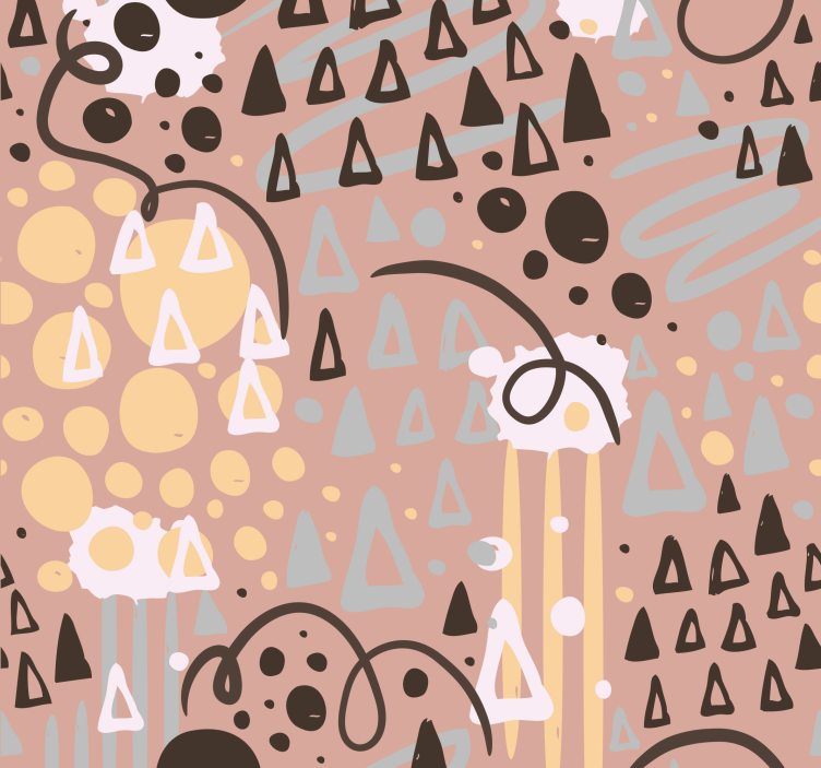 Tapet copii forme geometrice distractive - TenStickers