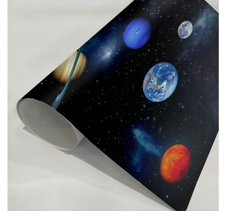 Tapet stele planete spațiale cosmos - TenStickers