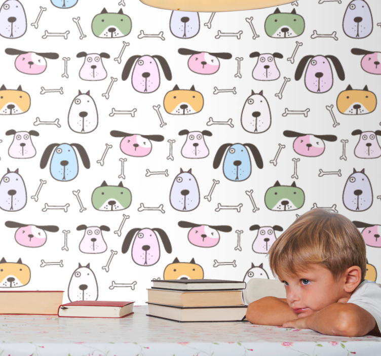 Câine tapet prieteni canini din desene animate - TenStickers