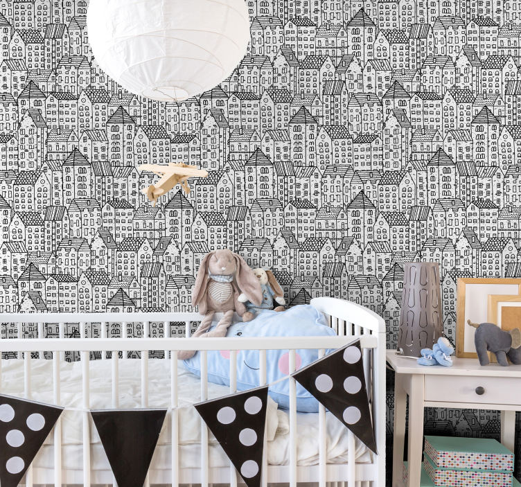 Case de joc cu tapet texturat - TenStickers