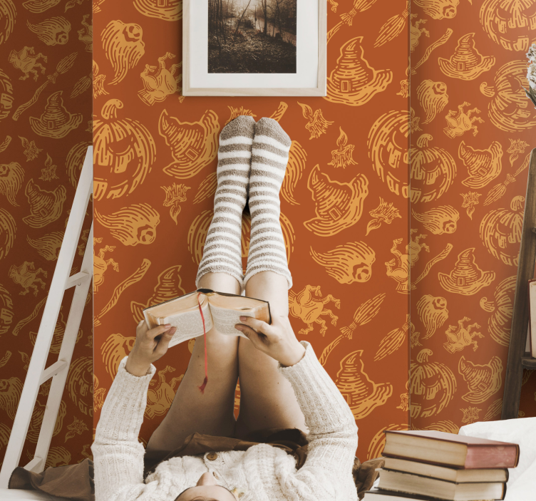 Crăciun tapet imagini festive de toamnă - TenStickers