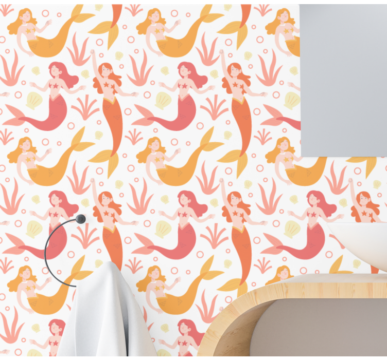 Fluture tapet dansatori mitici de mare - TenStickers