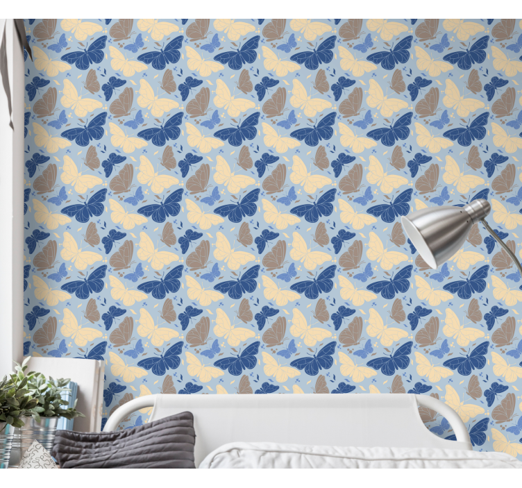 Fluture tapet insecte pline de culoare - TenStickers