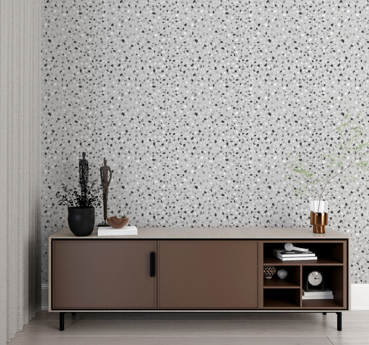 Tapet textură inspirat de terrazzo - TenStickers