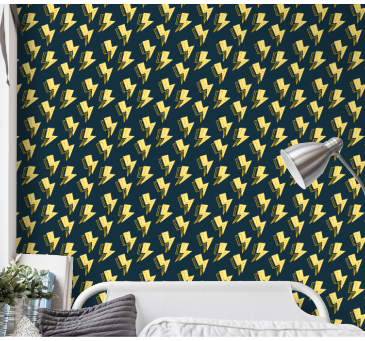 Tapet de artă graffiti fulger - TenStickers