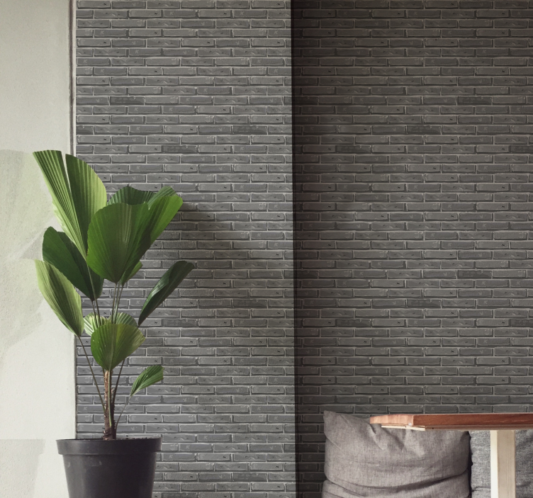 în tapetul de cărămidă umbră - TenStickers