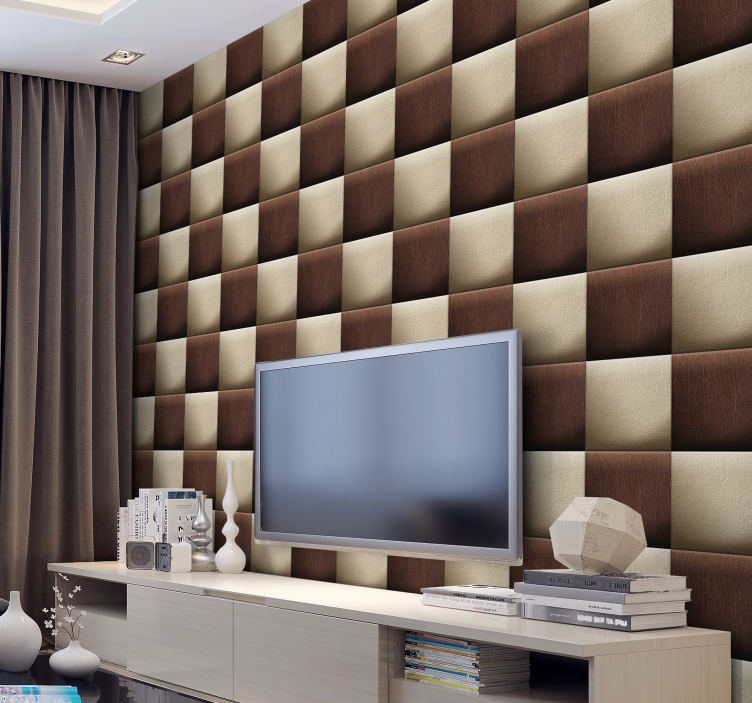 Model tapet - șah de ciocolată - TenStickers