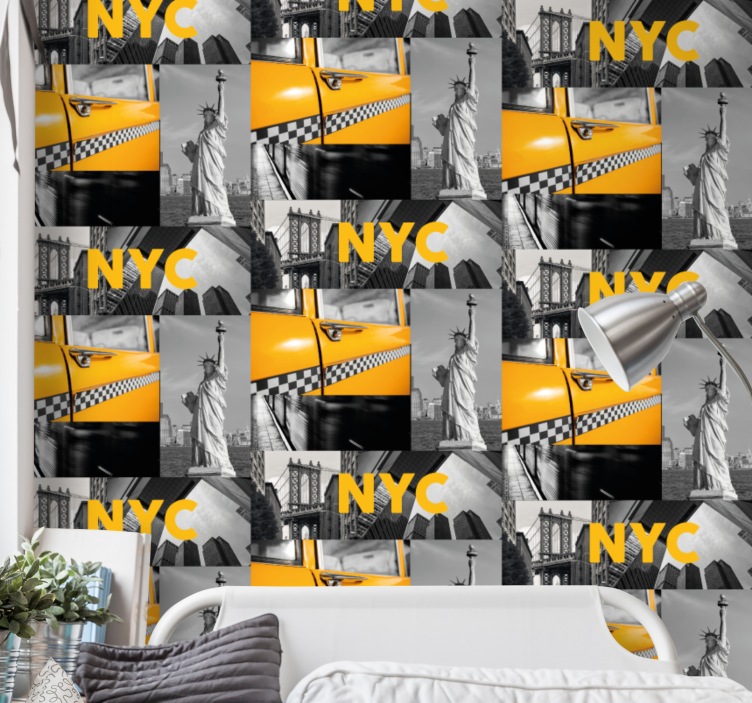 Orașe tapet colaj urban - TenStickers