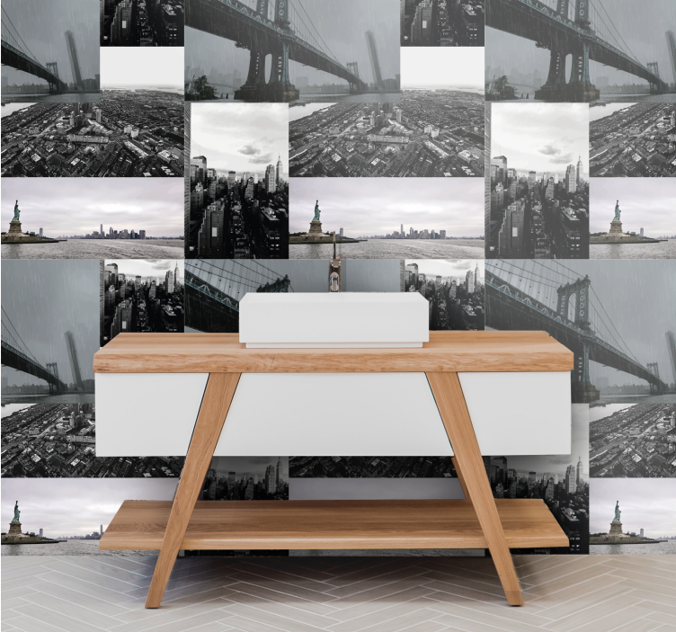 Orașe tapet montaj metropolitan - TenStickers