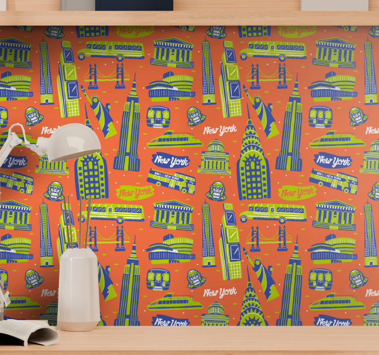 Tapet New York repere urbane - TenStickers