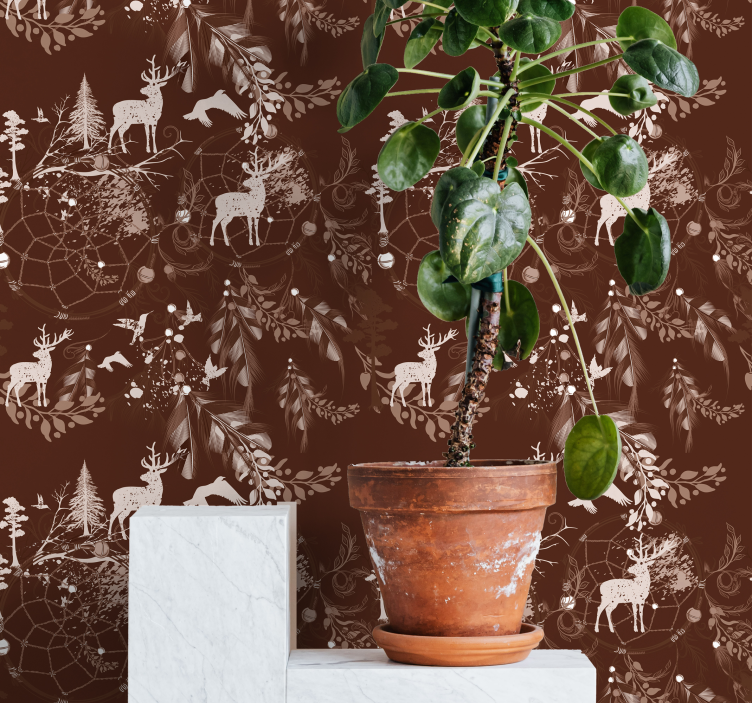 Tapet de animale creaturi din pădure - TenStickers