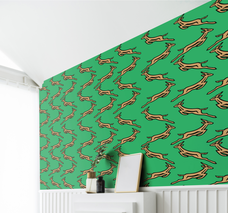 Tapet de animale gazele alergătoare - TenStickers