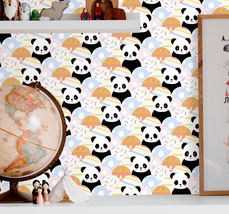 Tapet de animale model panda - TenStickers