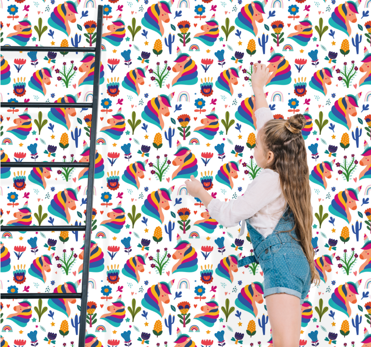 Tapet de animale motiv floral tucan - TenStickers