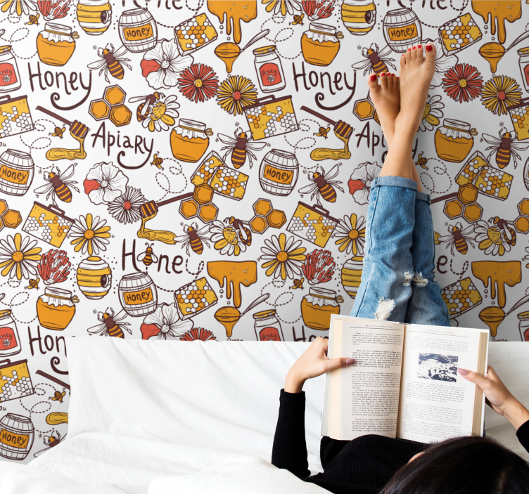 Tapet de artă deliciul stupului - TenStickers