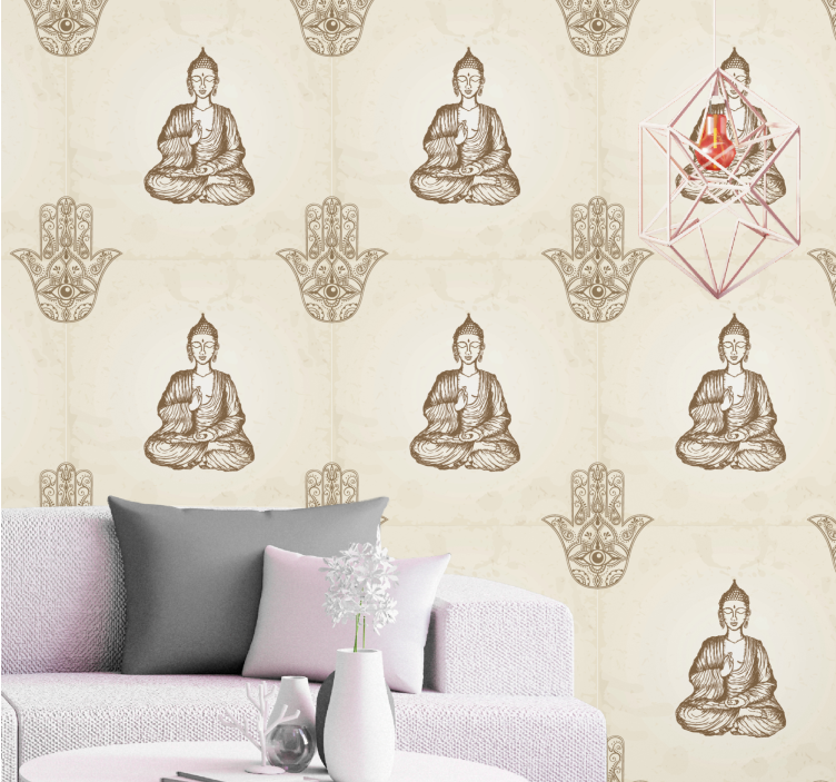 Tapet de artă motivul lui buddha - TenStickers