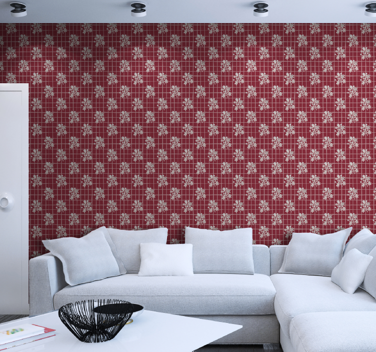 Forme geometrice tapet camera de zi - TenStickers