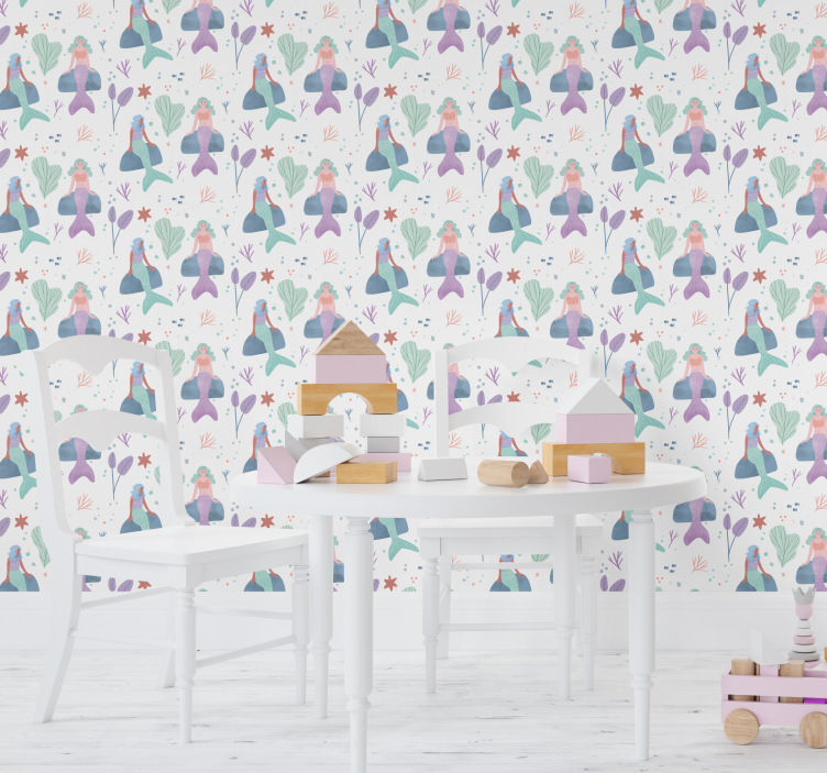 Tapet copii fantezie de sirenă - TenStickers