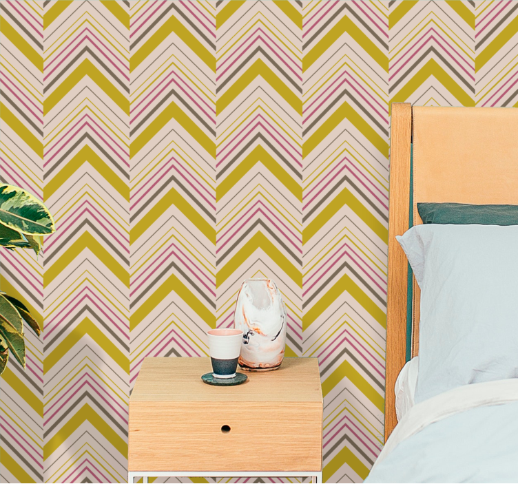 Tapet dungi stil model chevron - TenStickers
