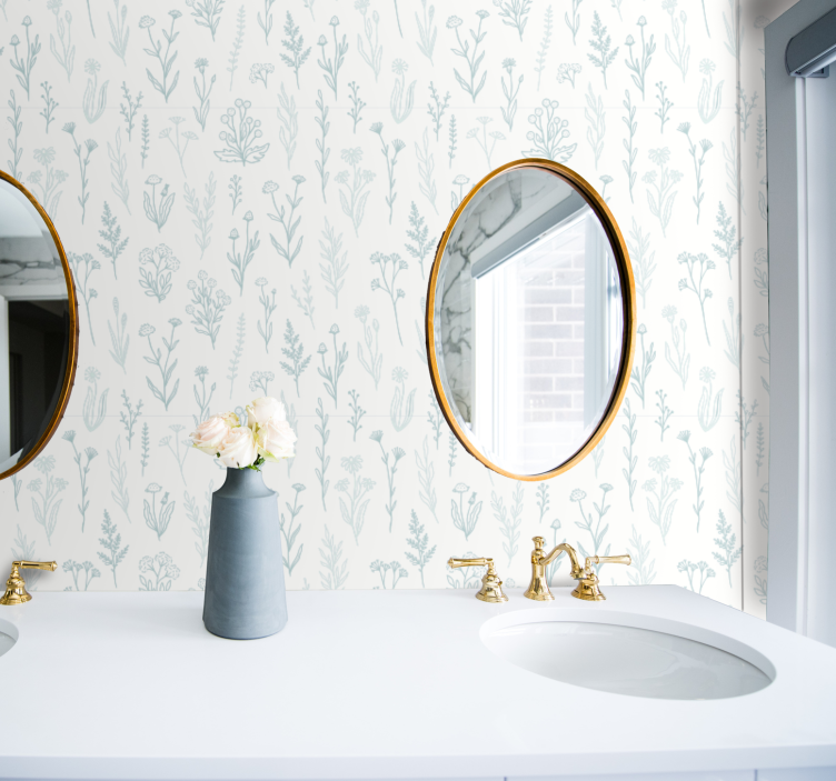 Tapet floral flora botanica - TenStickers