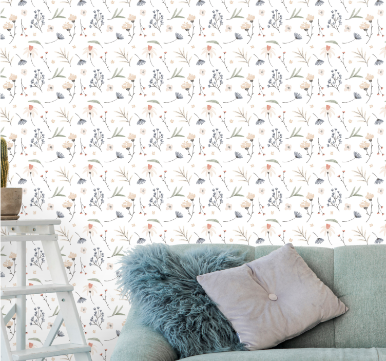 Tapet flori aranjament floral delicat - TenStickers