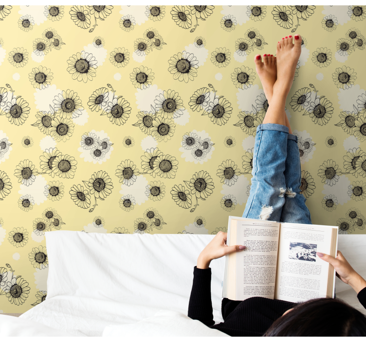 Tapet flori modele florale - TenStickers