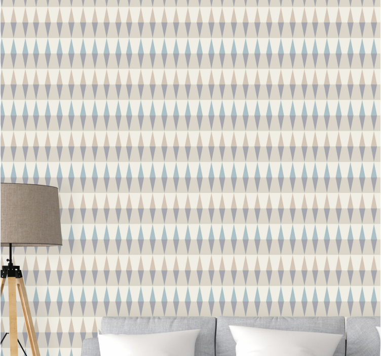 Tapet geometric model de diamant stilizat - TenStickers