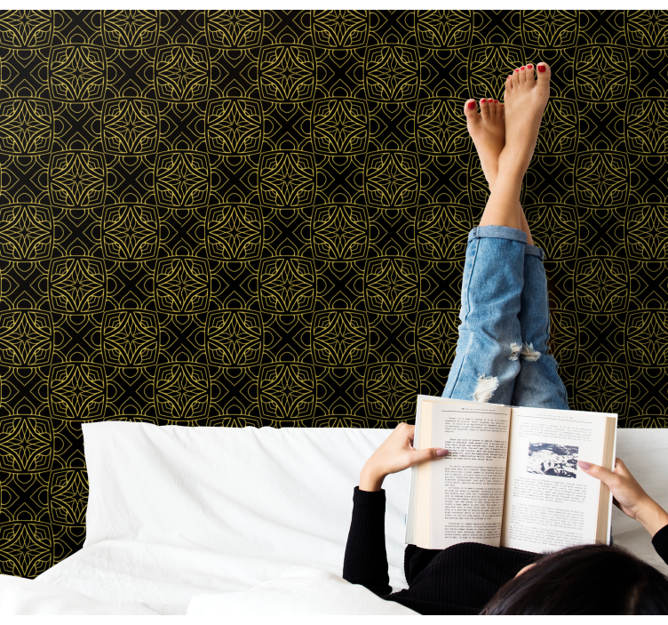 Tapete ornamentale modele geometrice complicate - TenStickers