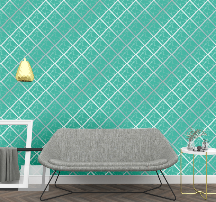 Tapet geometric spalier geometric - TenStickers