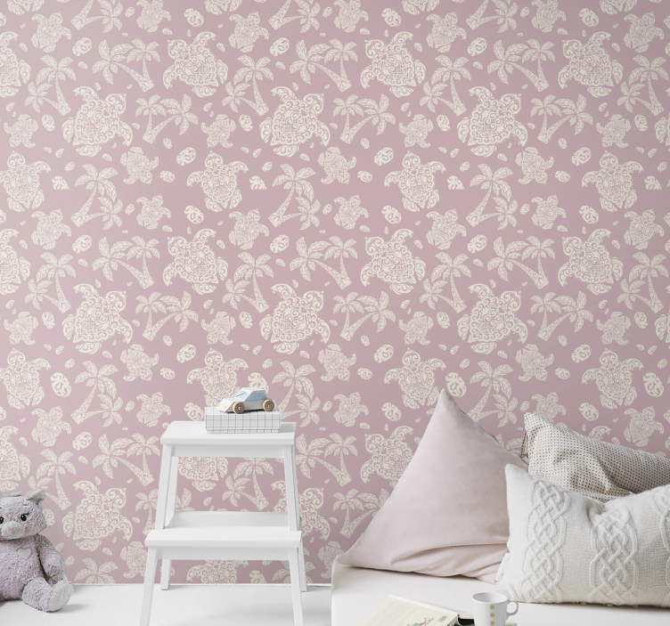 Tapet hawaiian și tapet animal de palmier - TenStickers