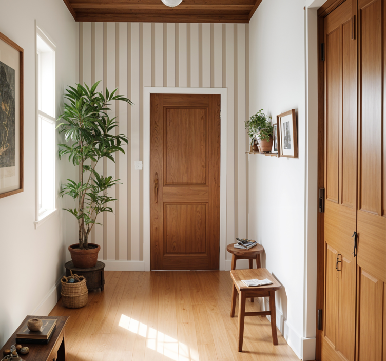 Tapet hol dungi bej - TenStickers