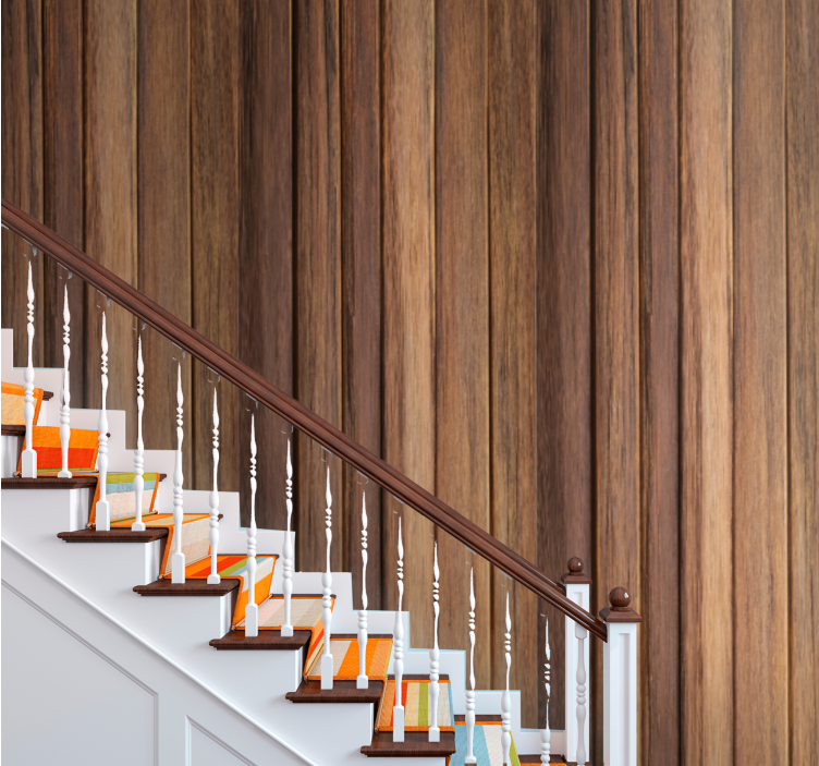 Tapet lemn panouri din scânduri de lemn - TenStickers