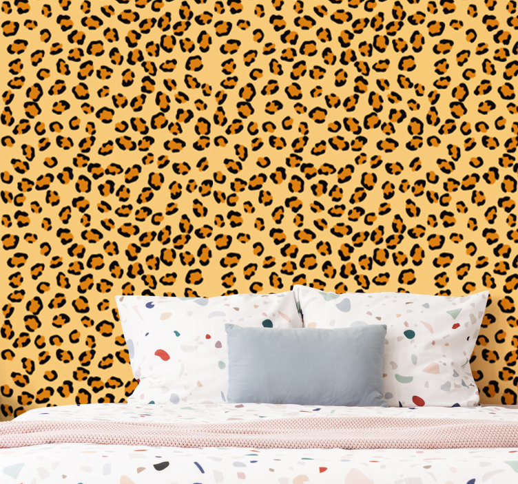Tapet pentru animale cu imprimeu leopard - TenStickers