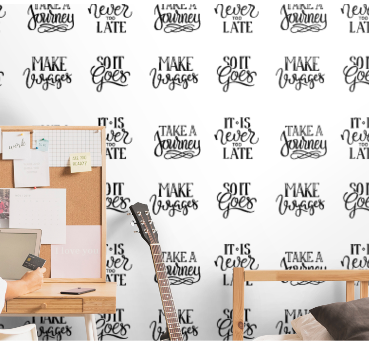 Tapet litere citate motivaționale - TenStickers