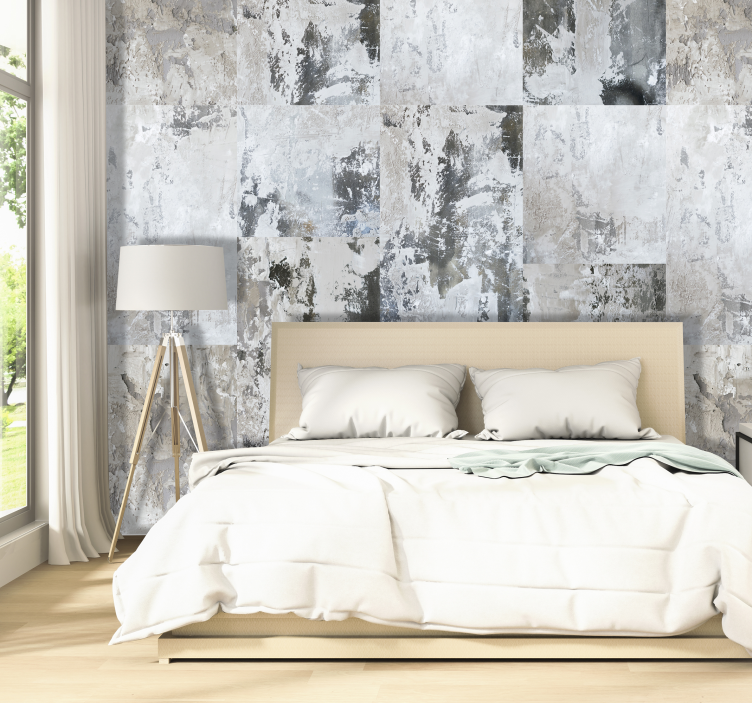 Tapet abstract de compoziție întunecată - TenStickers