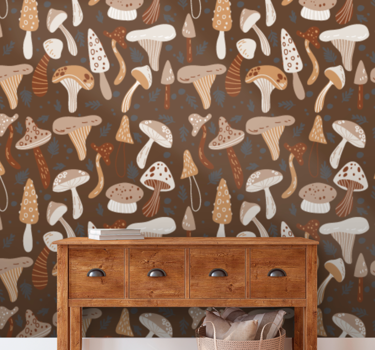 Tapet natura amestec de ciuperci - TenStickers
