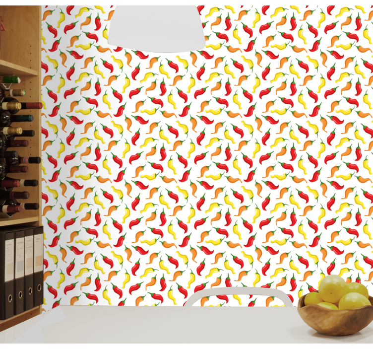 Tapet natura model de ardei iute - TenStickers