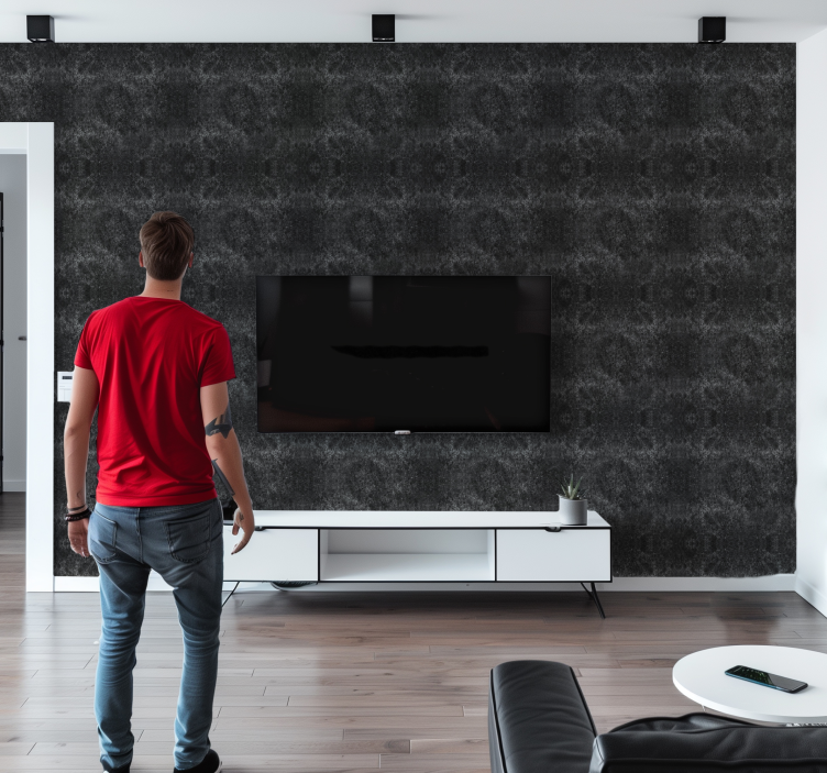 Tapet negru efectul carbonului - TenStickers