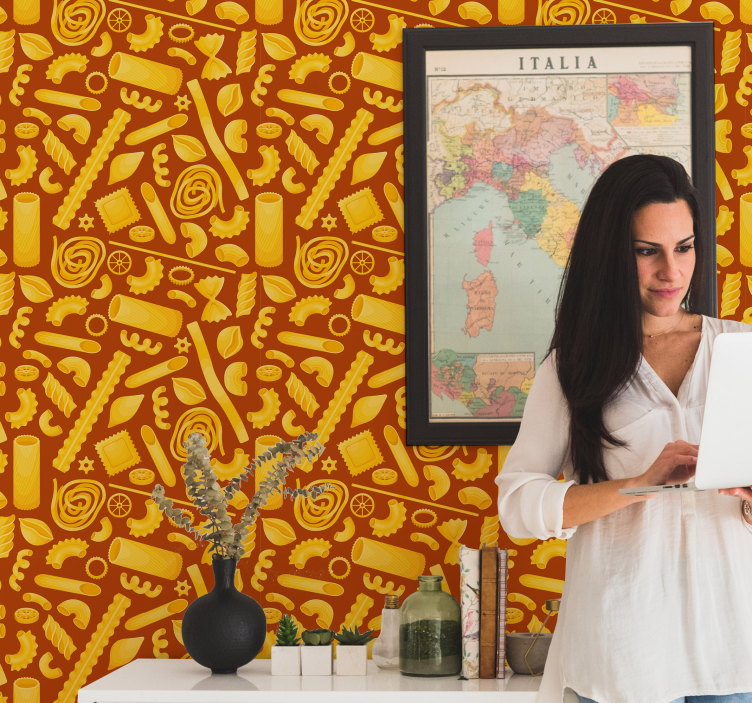 Tapet ornamental modele de paste - TenStickers